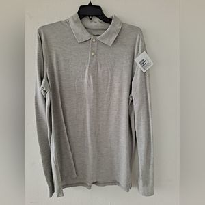 Men's Tall Long Sleeve Pique Polo Shirt - Goodfellow & Co